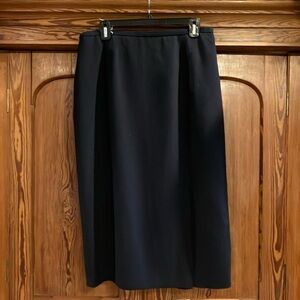 Susan Bristol navy blue skirt 14